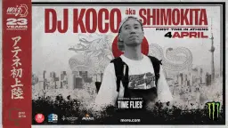 DJ KOCO aka SHIMOKITA FIRST TIME IN ATHENS! SPECIAL GUESTS TIME FLIES