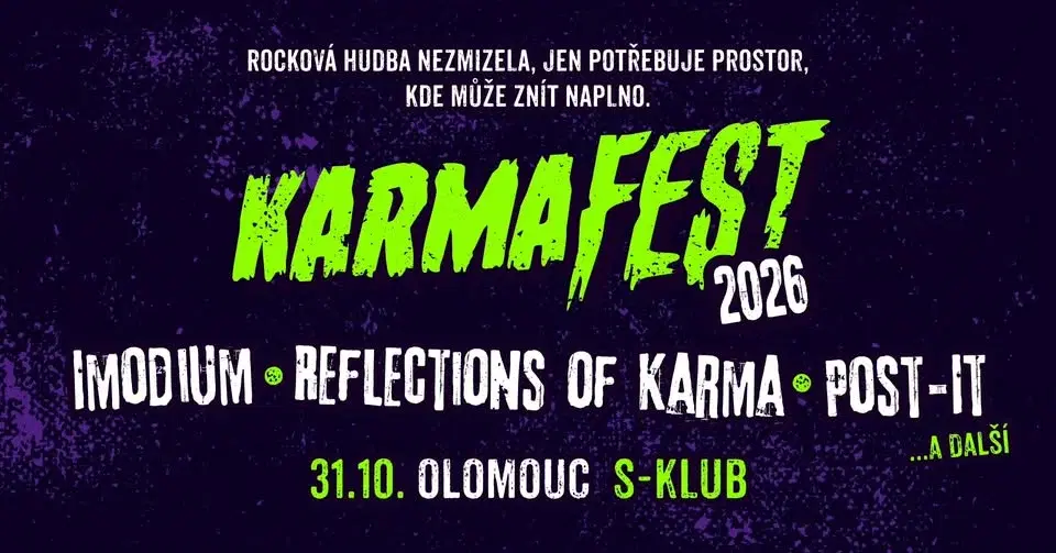 KarmaFest '26 – Olomouc, S-Klub