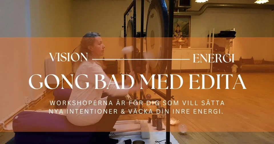 Gong bad/ Ljud meditation - väck din inre energi