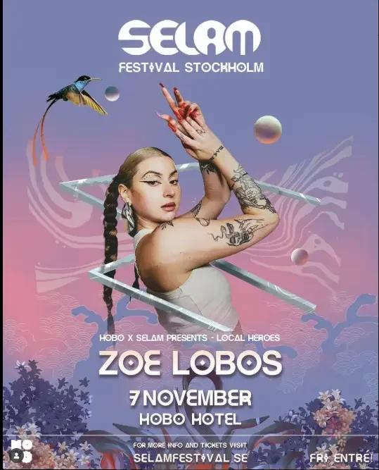Zoe Lobos Live på Selam Festival Stockholm 🎶