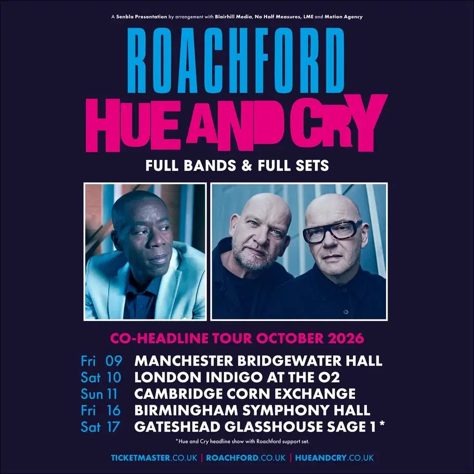 Hue and Cry + Guest support Roachford