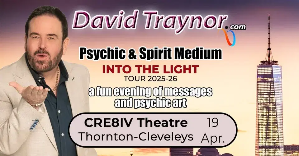 An evening of clairvoyance with Psychic & Spirit Medium David Traynor - Cre8iv Little Theatre.
