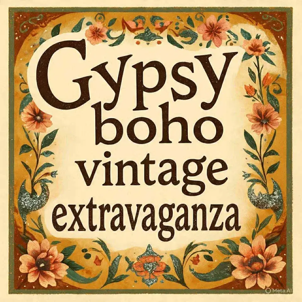 Gypsy Boho Vintage Extravaganza
