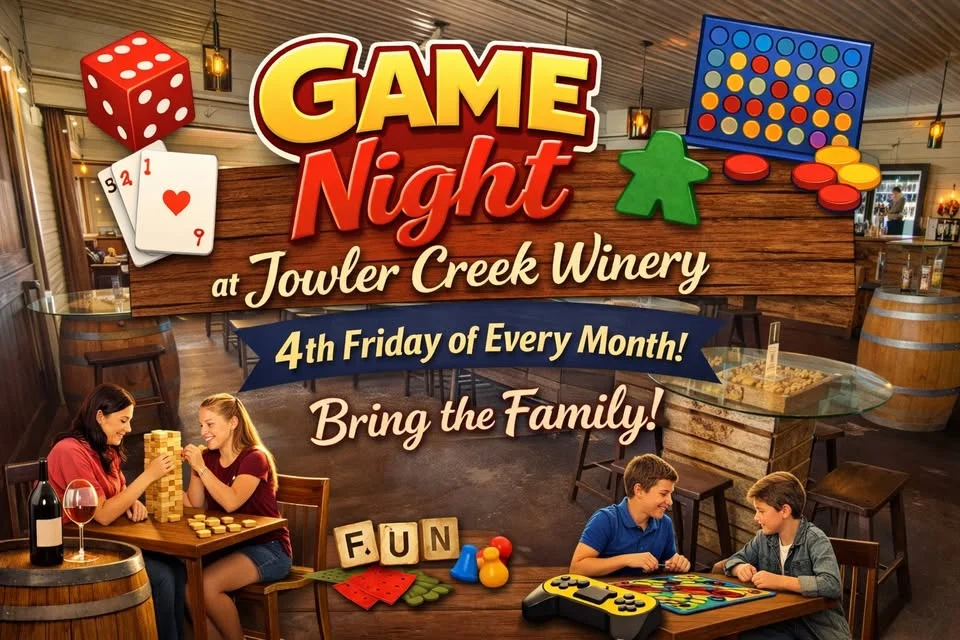 4th Fridays: Game & Pizza Night at Jowler Creek!