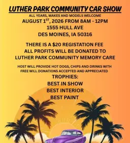 Luther park community car show