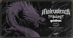 MALEVOLENCE + Boundaries, Gridiron, Heavy Runner / 11.06.26 / Hybrydy, Warszawa