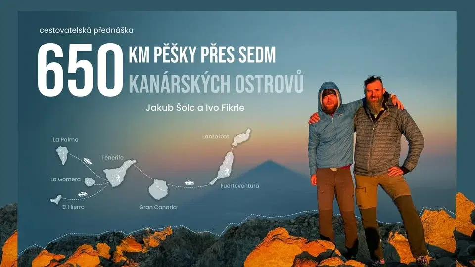 Zvole u Prahy | 650 km pěšky přes sedm Kanárských ostrovů - J. Šolc, I. Fikrle