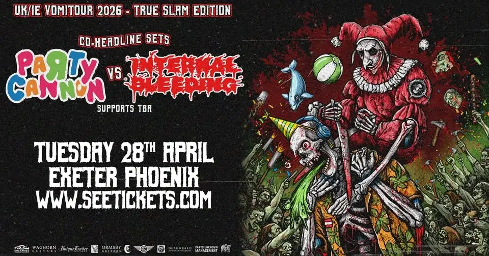 PARTY CANNON + INTERNAL BLEEDING @ Exeter Phoenix | 28.04.26