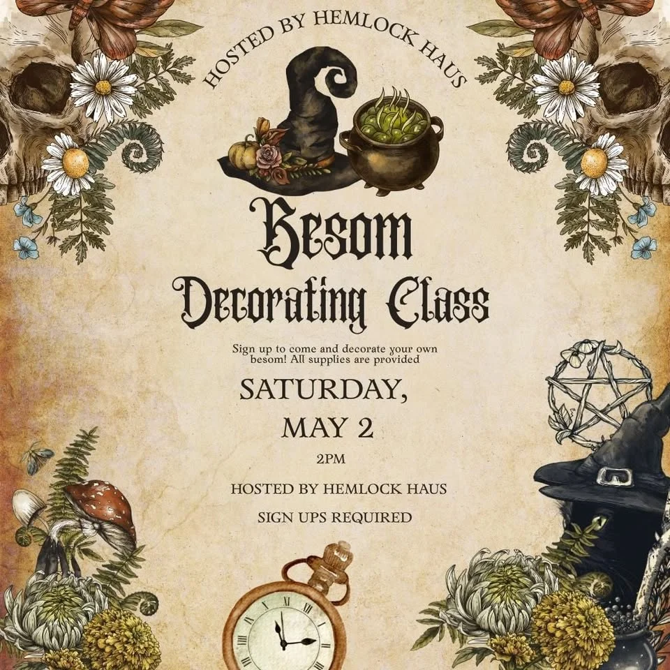 Besom Decorating Class