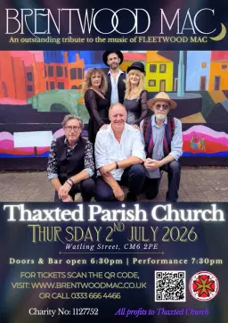 BRENTWOOD MAC - An outstanding tribute to the music of FLEETWOOD MAC Live @ Thaxted Parish Church