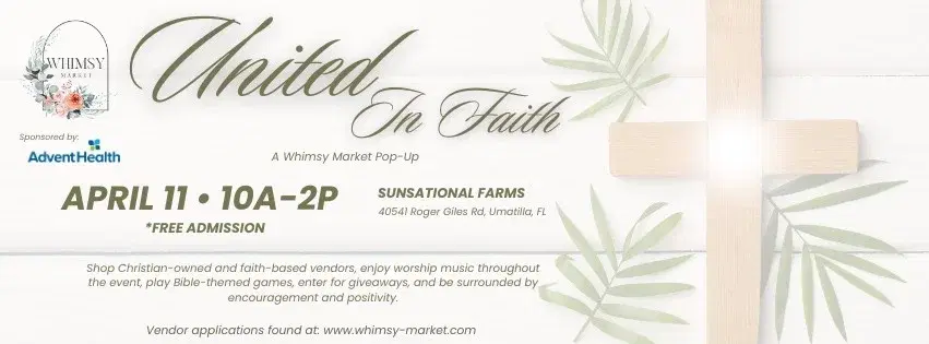 Whimsy Market's United in Faith - April 11th