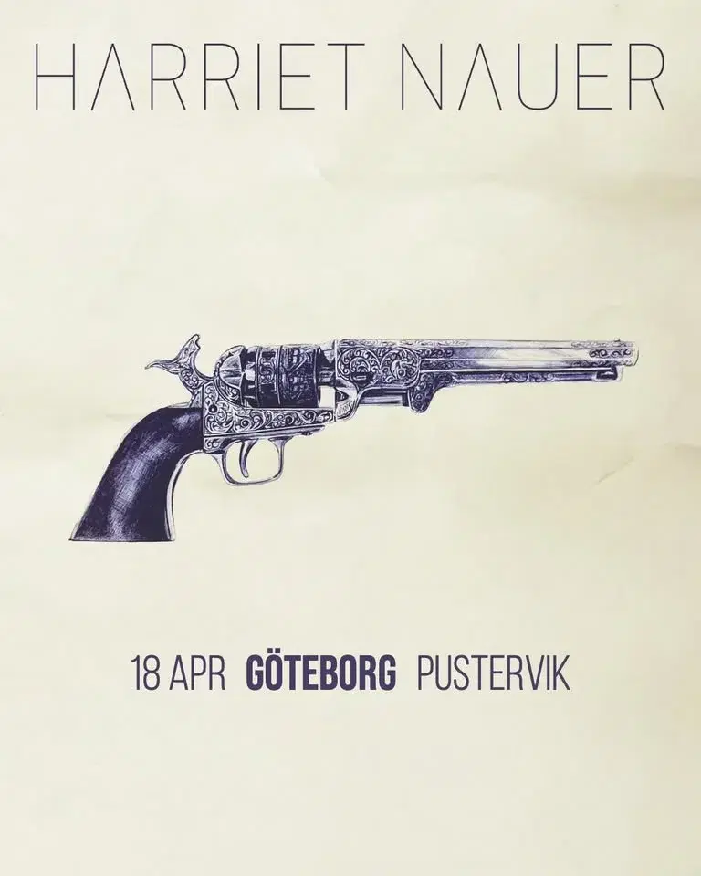Harriet Nauer | 18 april | Pustervik - Göteborg