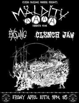 Maldita w/ Exsang & Clench Jaw - Saskatoon, SK
