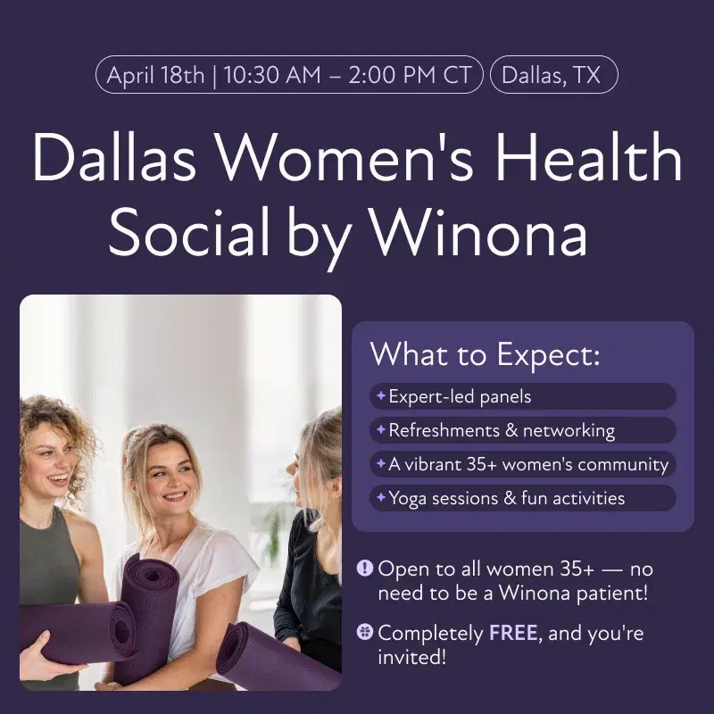 Dallas Women's Health Social by Winona
