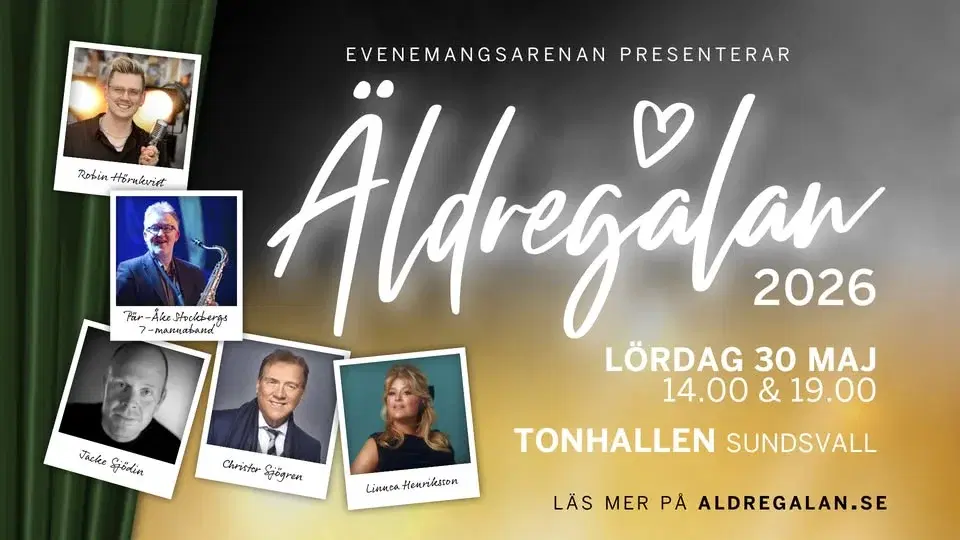 Äldregalan 2026 Sundsvall (Kväll)