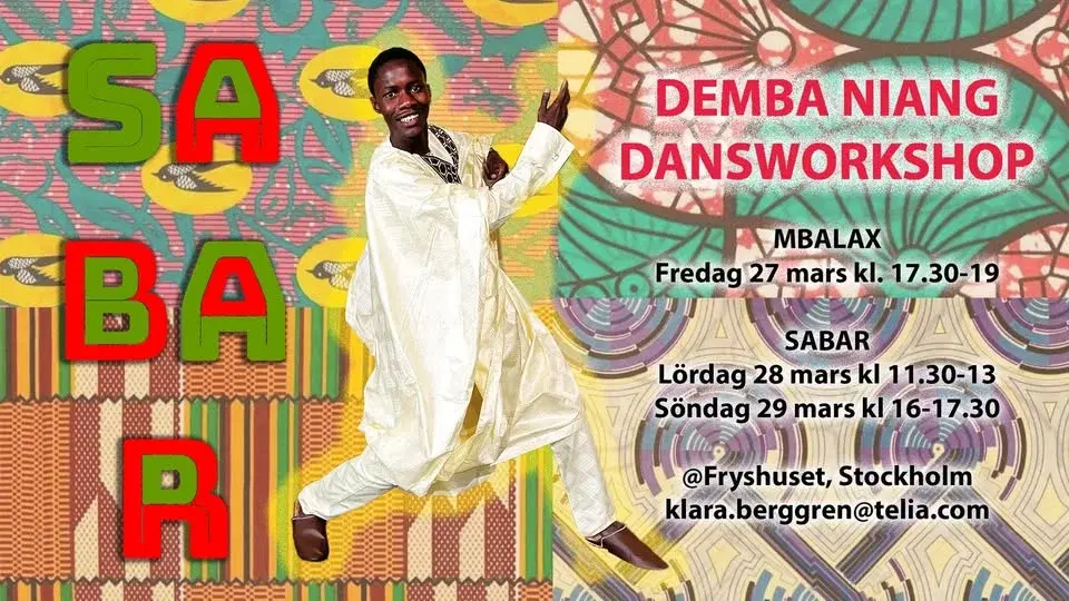 SABAR – DANSWORKSHOP MED DEMBA NIANG