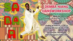 SABAR – DANSWORKSHOP MED DEMBA NIANG