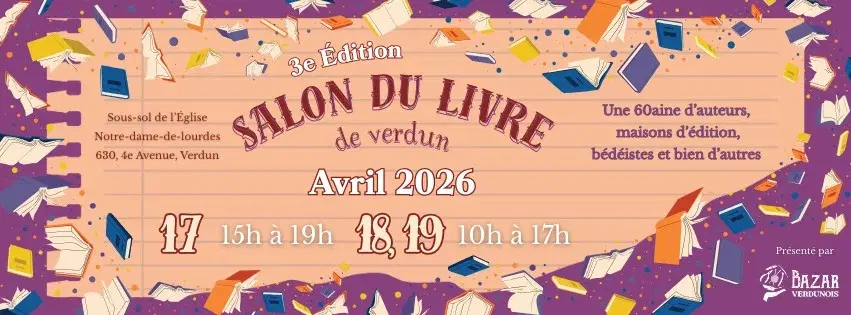 Salon du livre de Verdun 3e éditions
