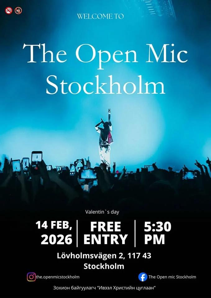 the Open Mic Stockholm