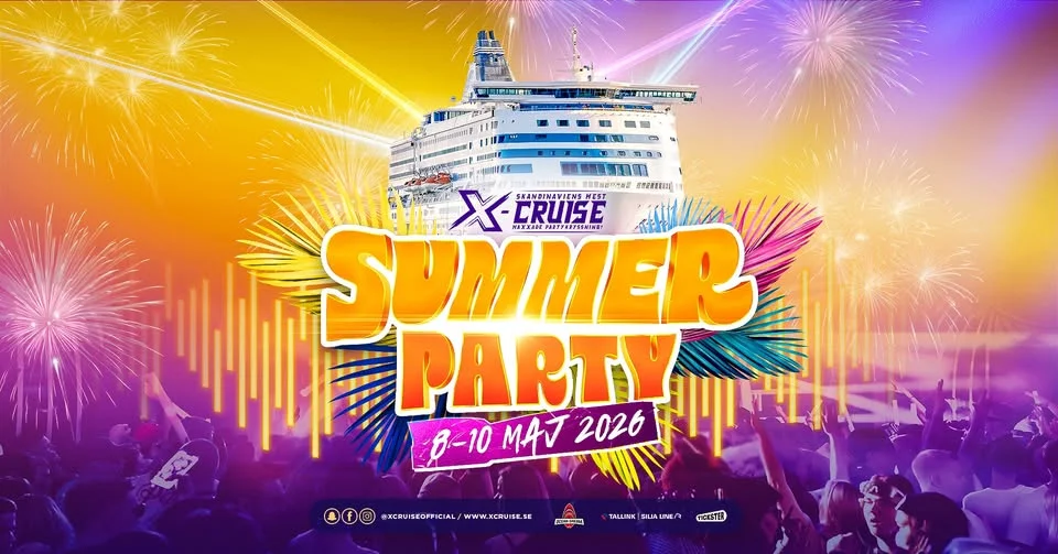 X-CRUISE | SUMMER PARTY ✪ 8-10 MAJ 2026