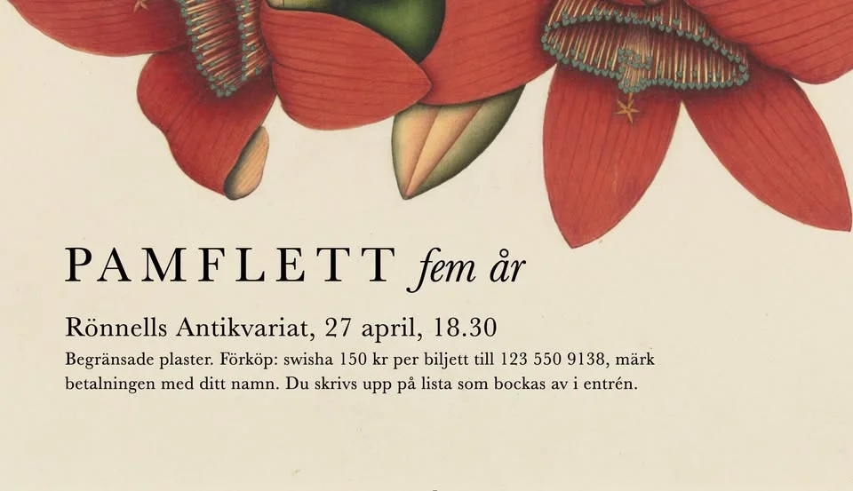 PAMFLETT fem år