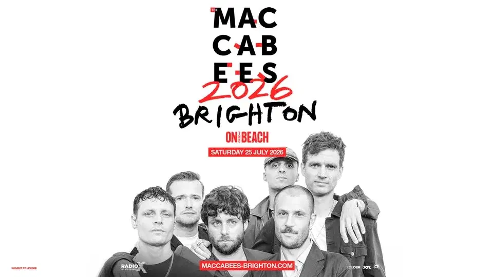 The Maccabees - 25th July | On The Beach Brighton 2026