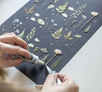 Atelier de Création d'un cadre de fleurs pressées