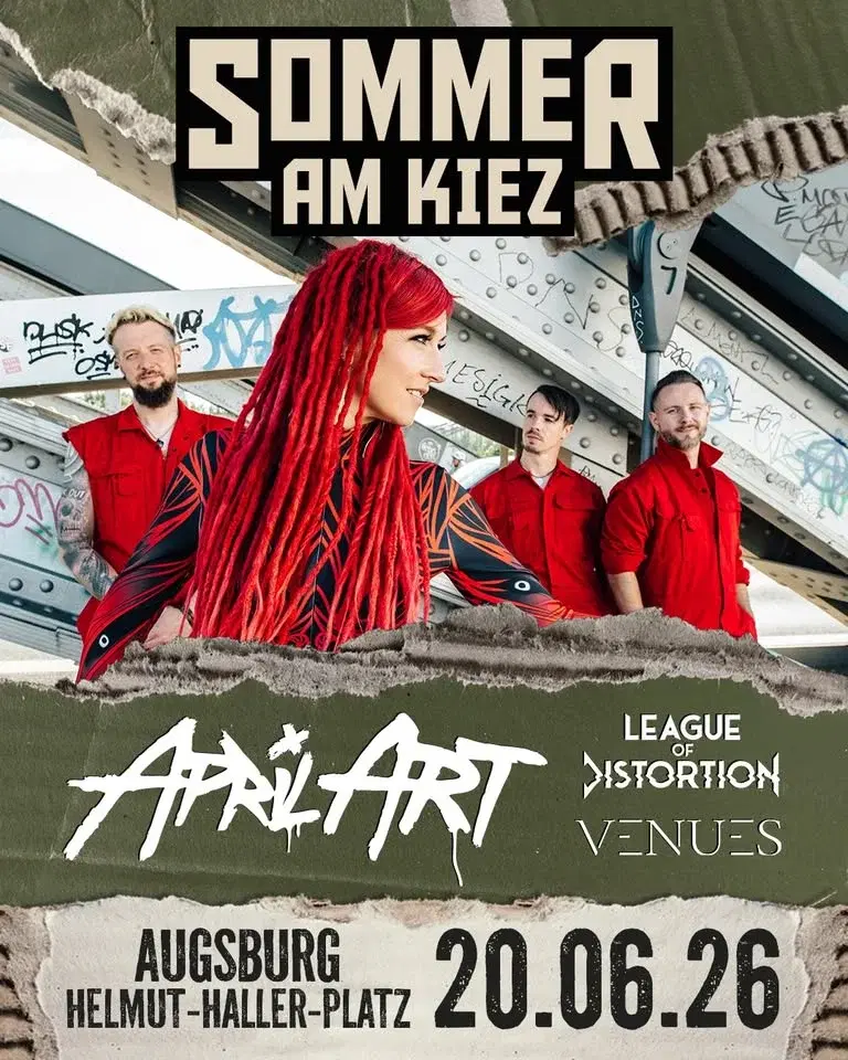 April Art + League of Distortion + Venues | Sommer am Kiez 2026