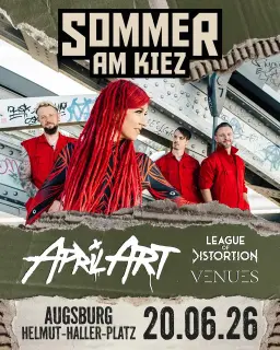 April Art + League of Distortion + Venues | Sommer am Kiez 2026