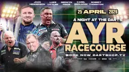 A night at the darts - Ayr Racecourse 2026