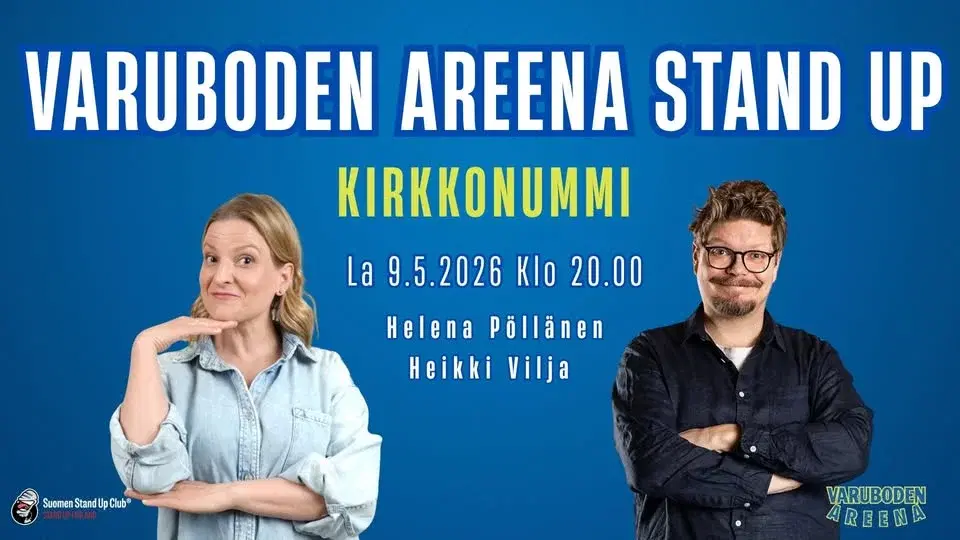Varuboden Areena Stand Up Club: 9.5.26 Pöllänen, Vilja