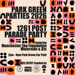 Choose Macc 1261 Post Parade Car Park Party