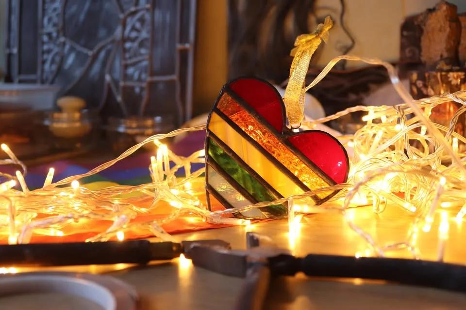 Stained Glass Workshop - Rainbow Heart