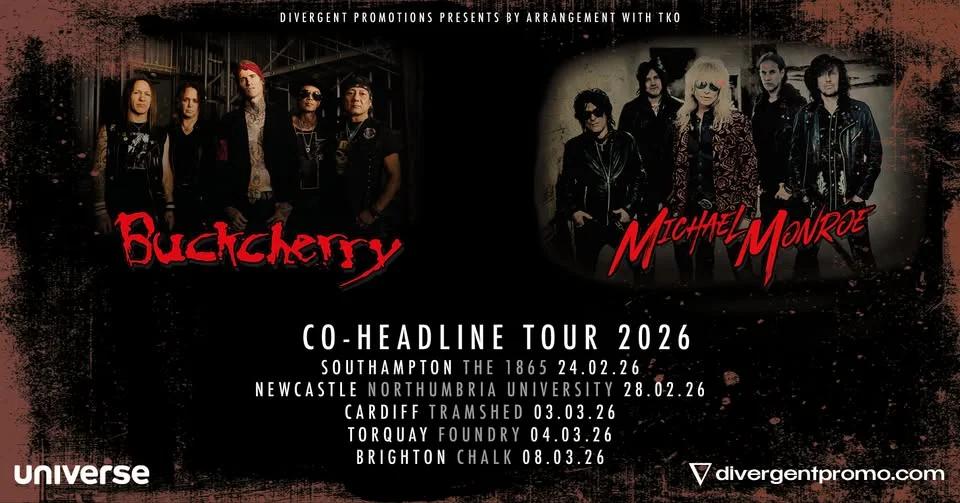 Buckcherry + Michael Monroe at Chalk, Brighton