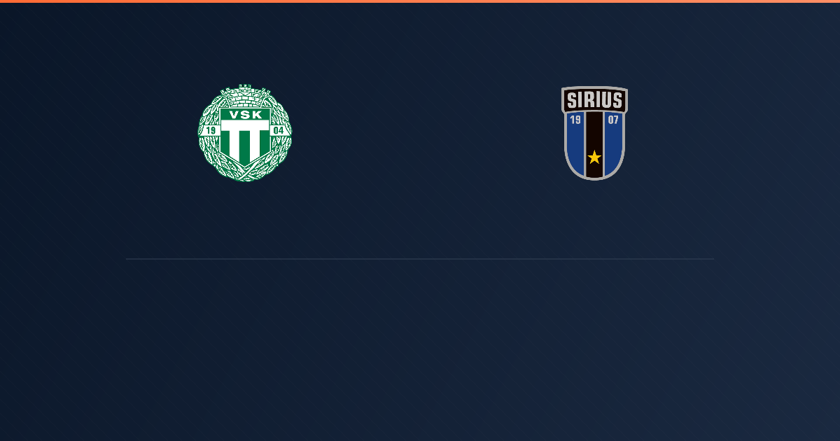 Västerås vs Sirius