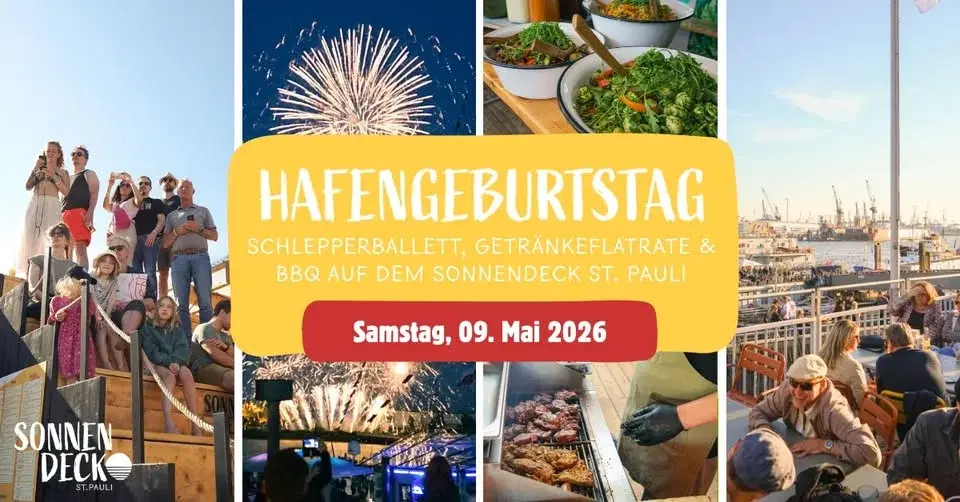 837. Hamburger Hafengeburtstag - exklusiv in erster Reihe erleben! ☀️⛵