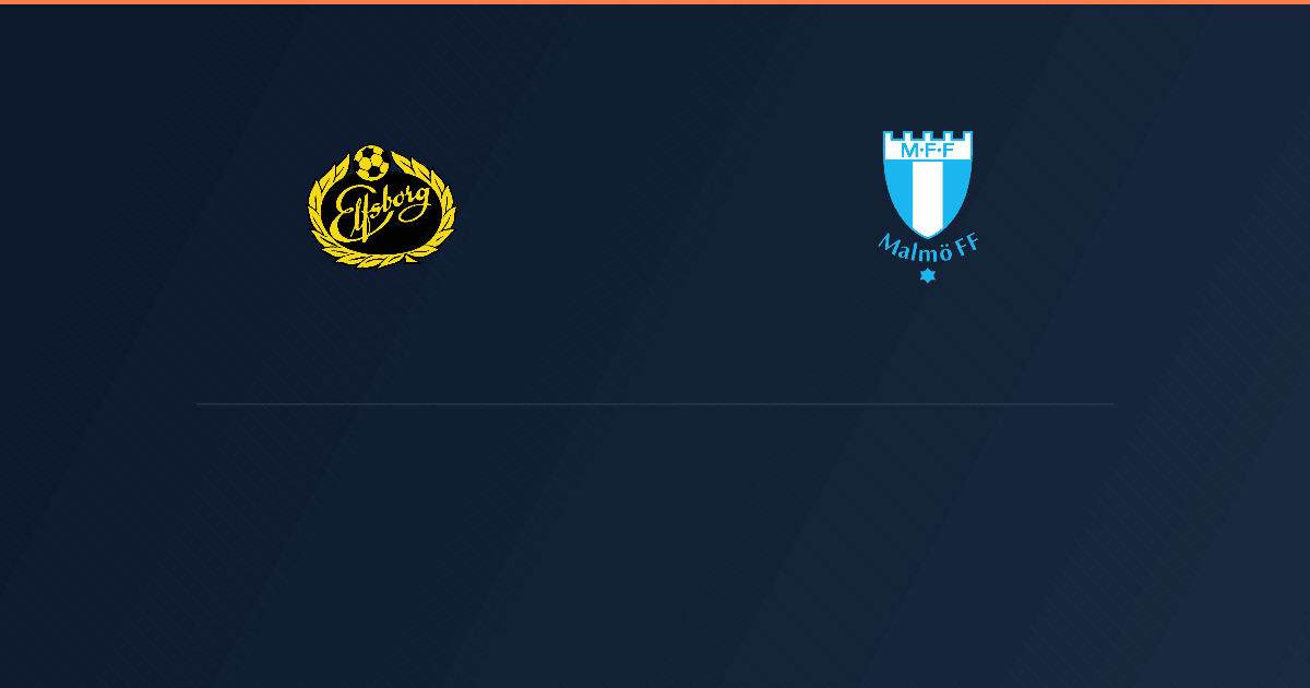 Elfsborg vs Malmo FF