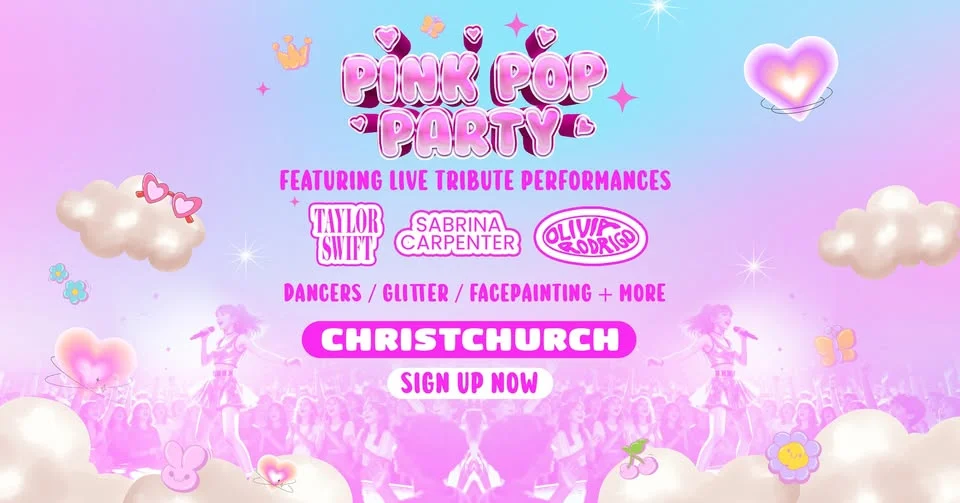 The Pink Pop Party is coming to Christchurch!