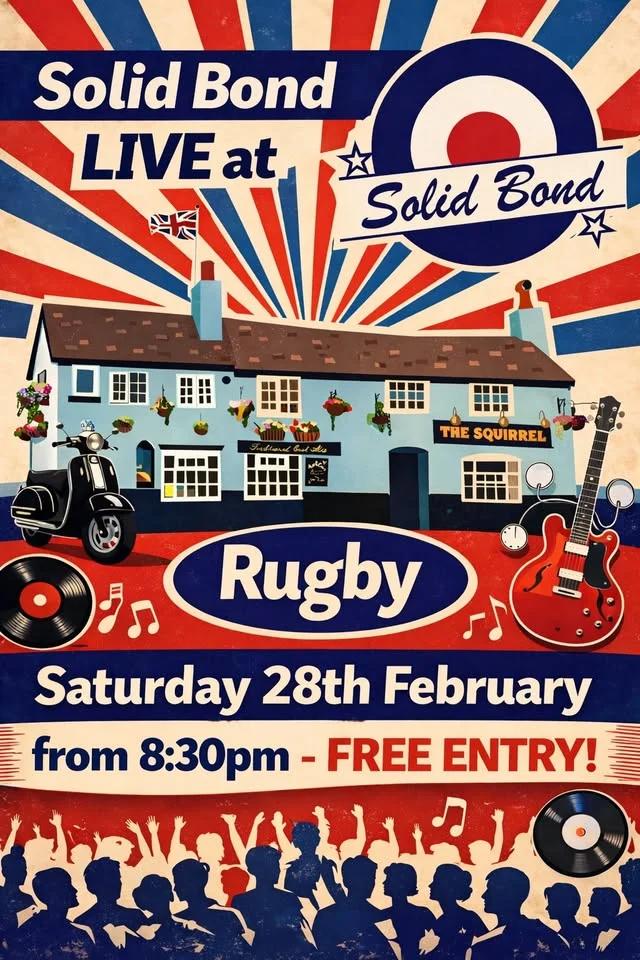 Solid Bond back at the Squirrel, Rugby