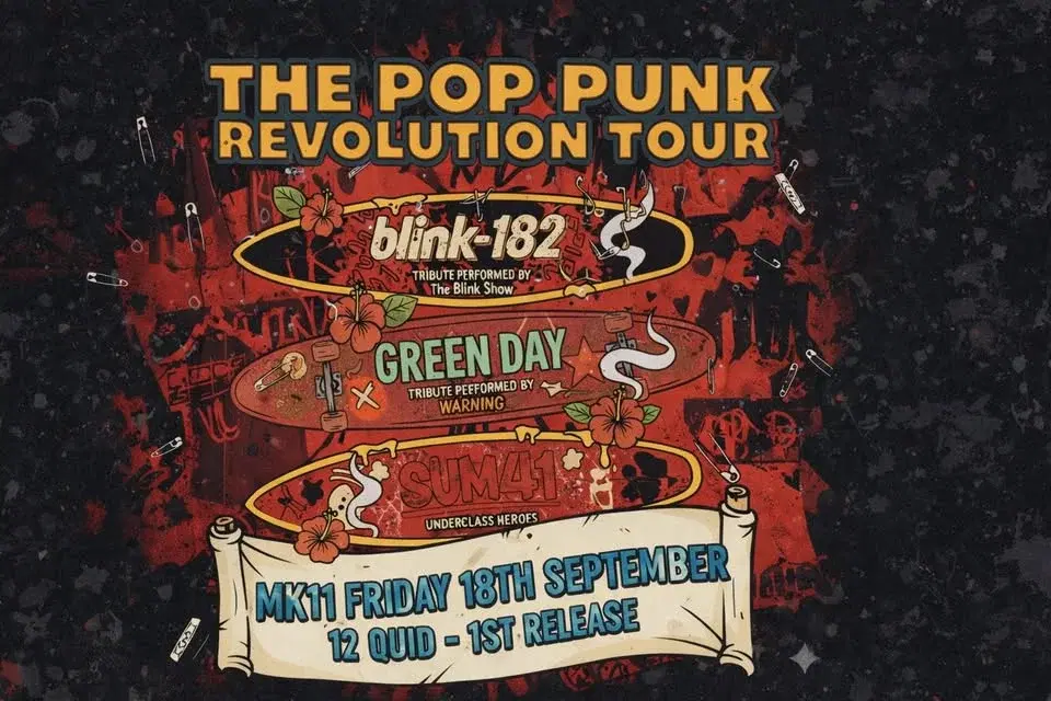 POP PUNK REVOLUTiON TOUR - Tributes to: Blink 182 - Green Day - Sum 41