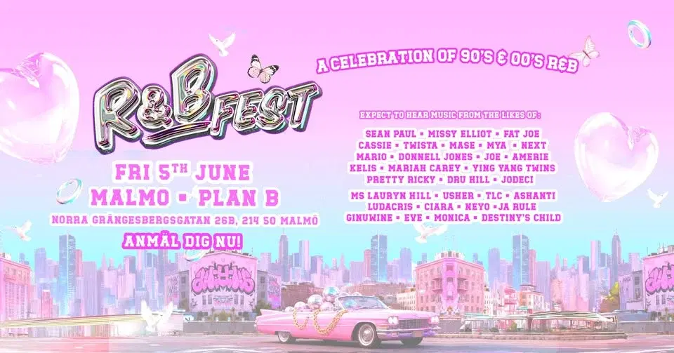 R&B Fest Is Coming To Malmö!