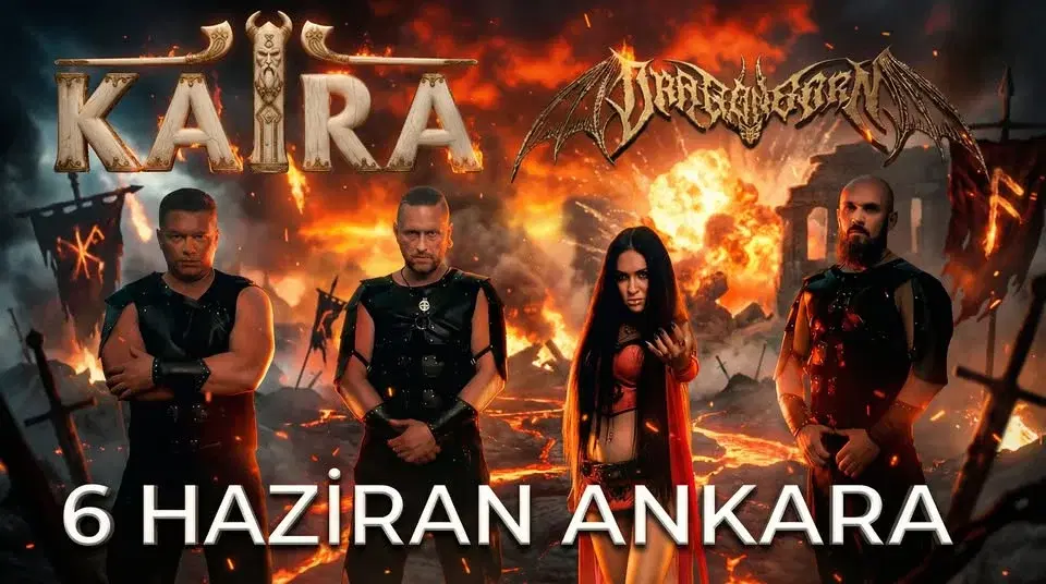 KAIRA - DRAGONBORN Ankara Konseri / ФОЛК-ПАГАН-МЕТАЛ КОНЦЕРТ