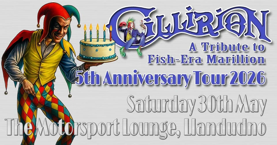 Cillirion 5th Anniversary Tour - The Motorsport Lounge, Llandudno