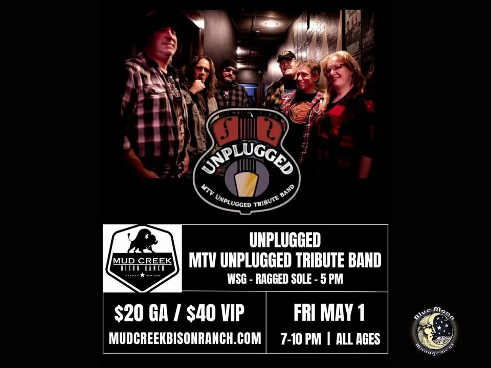 MTV Unplugged Tribute Band at Mud Creek Bison Ranch wsg/ Ragged Sole