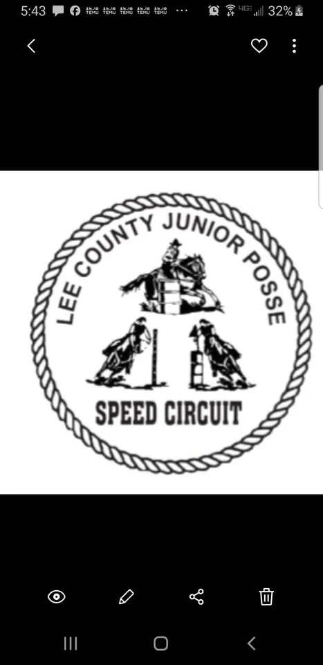 LEE COUNTY JUNIOR POSSE 2026 SPEED CIRCUIT