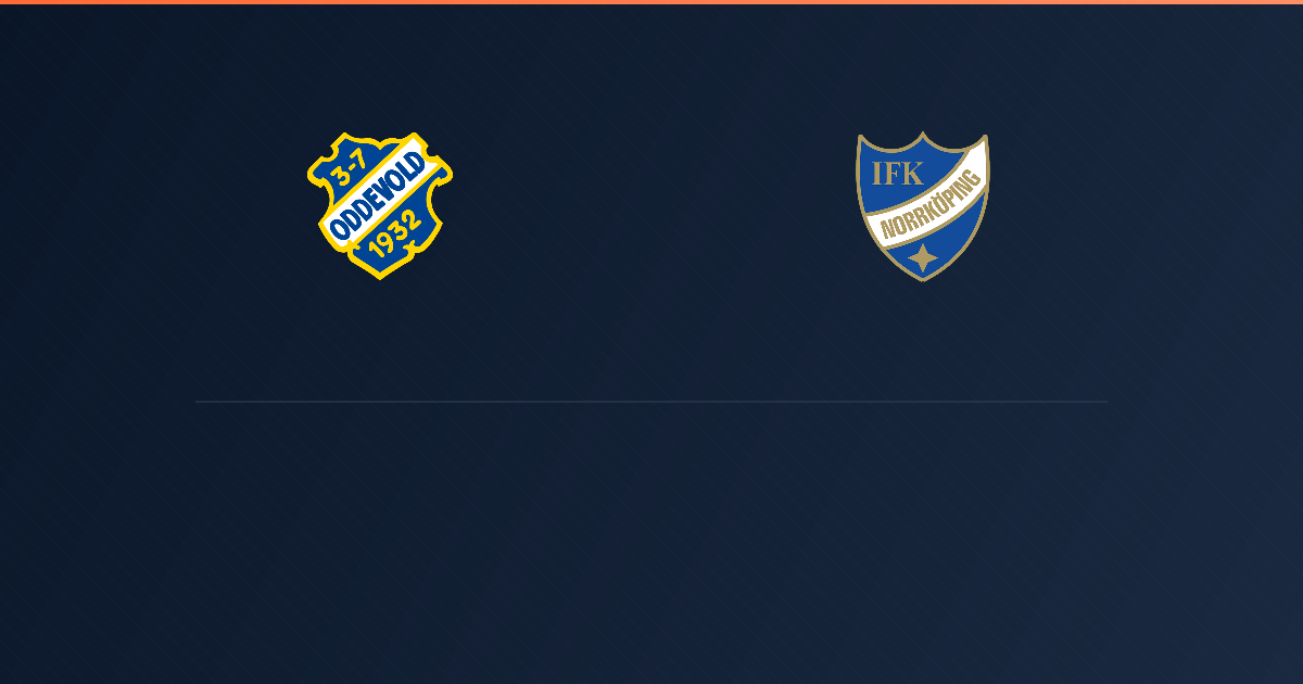 Oddevold vs Norrköping