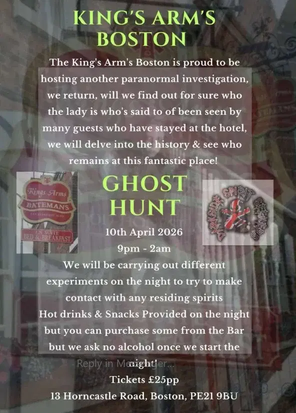 Ghost Hunt @ The King's Arm's