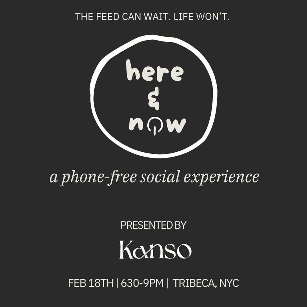 Here & Now: A Phone-Free Experience (NYC)
