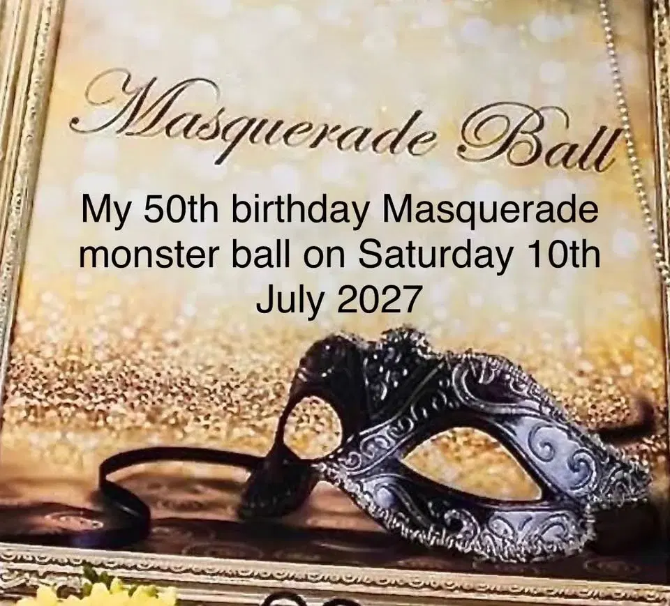 My 50th birthday đ masquerade monster ball
