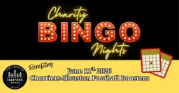 Monthly Bingo - 6/11 - Charity Partner: Chartiers-Houston Football Boosters